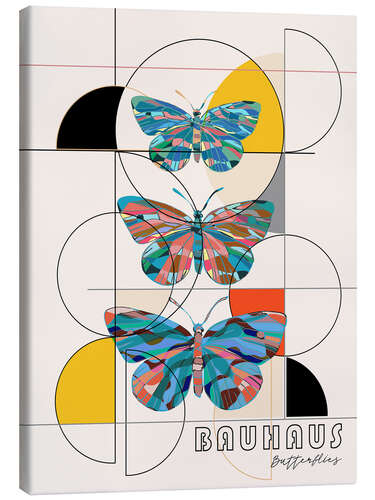 Canvas print Bauhaus Butterflies