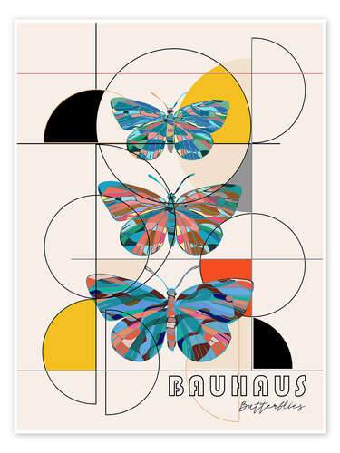 Plakat Bauhaus Butterflies