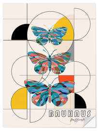 Wandsticker Bauhaus Butterflies