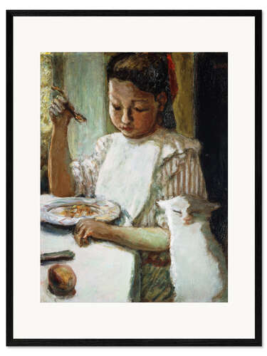 Impression artistique encadrée L'Enfant au Chat, 1906
