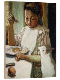 Tableau en bois L'Enfant au Chat, 1906 - Pierre Bonnard