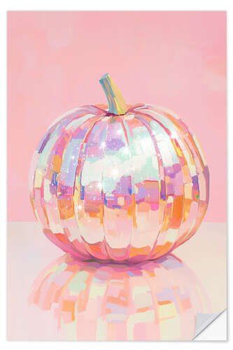 Wall sticker Iridescent Pumpkin