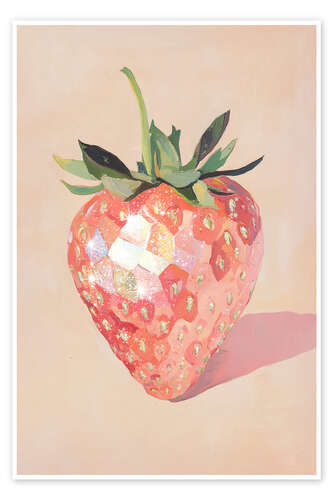 Poster Shiny Strawberry