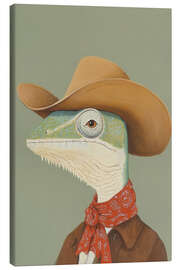 Leinwandbild Cowboy-Eidechse