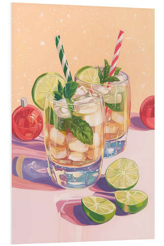 Foam board print Mojito Cocktail