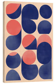 Holzbild Bauhaus Mood