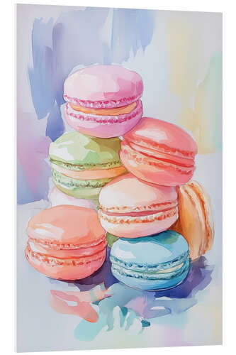 PVC-taulu Colorful Macarons