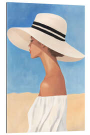 Gallery print Lady with sun hat