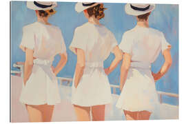 Gallery print Ladies in white dresses