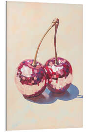 Tableau en aluminium Disco Ball Cherries