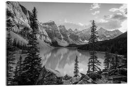 Acrylic print Lake Moraine and mountain peaks, Canada - Matteo Colombo