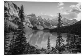 Alubild Lake Moraine und Berggipfel, Kanada - Matteo Colombo