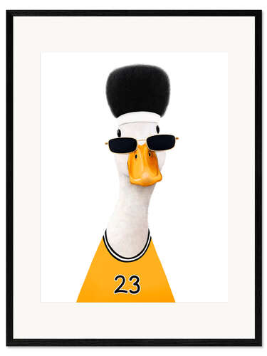 Impression artistique encadrée Duck from 80s