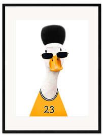 Impression artistique encadrée Duck from 80s - Valeriya Korenkova