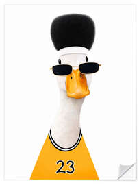 Adesivo murale Duck from 80s - Valeriya Korenkova