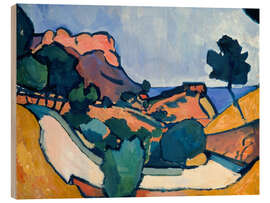 Wood print Path between mountains (Southern France), 1907 - André Derain