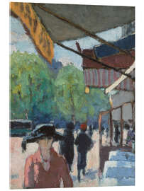 Acrylic print On the Boulevard de Clichy - Albert André, 1925