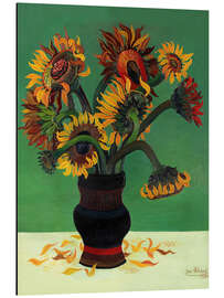 Alubild Sonnenblumen, 1933 - Josef Scharl