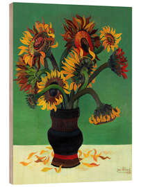 Holzbild Sonnenblumen, 1933 - Josef Scharl