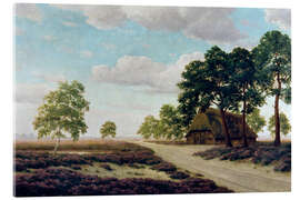 Acrylic print Sheepfold in the Ahlhorner Heide - Ludwig Fischbeck, 1910