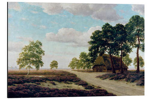 Aluminium print Sheepfold in the Ahlhorner Heide - Ludwig Fischbeck, 1910