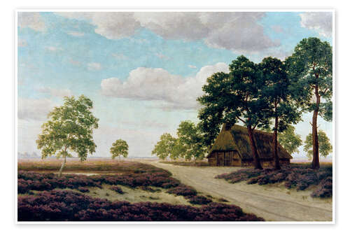 Plakat Sheepfold in the Ahlhorner Heide - Ludwig Fischbeck, 1910