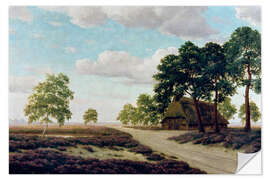 Wandsticker Schafskoven in der Ahlhorner Heide - Ludwig Fischbeck, 1910