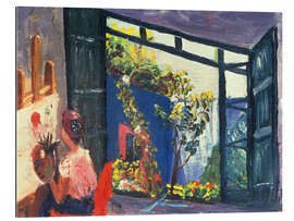 Gallery print Frida in her garden