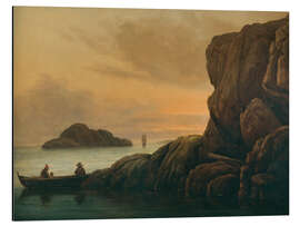 Magnettafel Abend am Meer