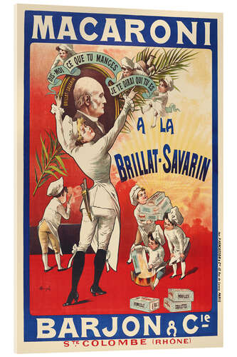 Cuadro de metacrilato Macaroni a la Brillat-Savarin, 1901