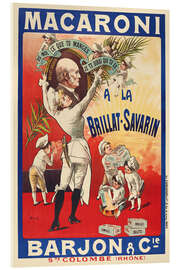 Cuadro de metacrilato Macaroni a la Brillat-Savarin, 1901 - Vintage Advertising Collection