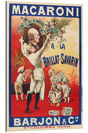 Aluminium print Macaroni a la Brillat-Savarin, 1901 - Vintage Advertising Collection