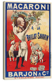 Canvas-taulu Macaroni a la Brillat-Savarin, 1901 - Vintage Advertising Collection