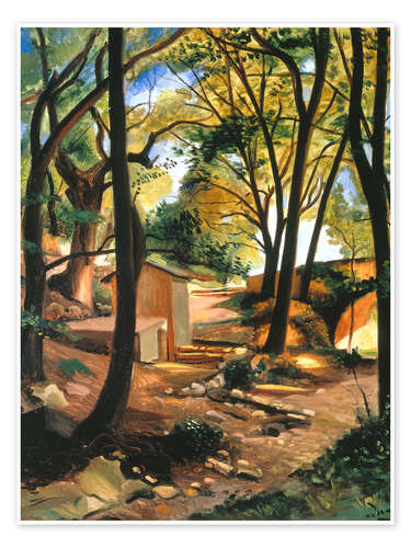 Poster La Fontaine d'Olieres, 1930