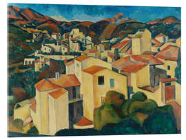 Acrylglasbild Ansicht von Cagnes (Vue de Cagnes) - André Derain