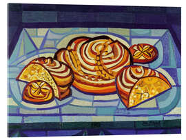 Akrylglastavla Still Life with Bread, 1952