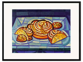 Impresión de arte enmarcada Still Life with Bread, 1952