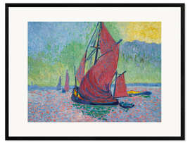 Framed art print Red Sails, 1906 - André Derain