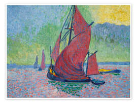 Póster Red Sails, 1906 - André Derain