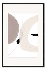 Gerahmter Kunstdruck Abstract Lines