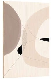 Holzbild Abstract Lines