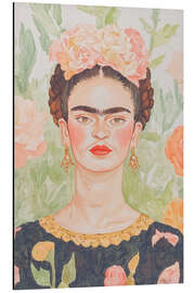 Cuadro de aluminio Frida Portrait Painting