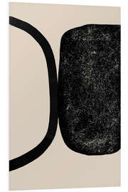 Obraz na PCV Abstract Black Shapes
