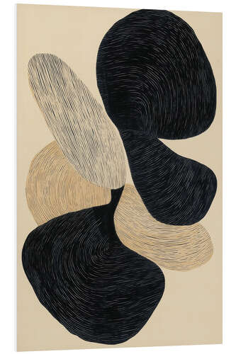 Obraz na PCV Abstract Organic Shapes