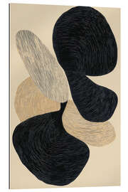 Stampa su plexi-alluminio Abstract Organic Shapes
