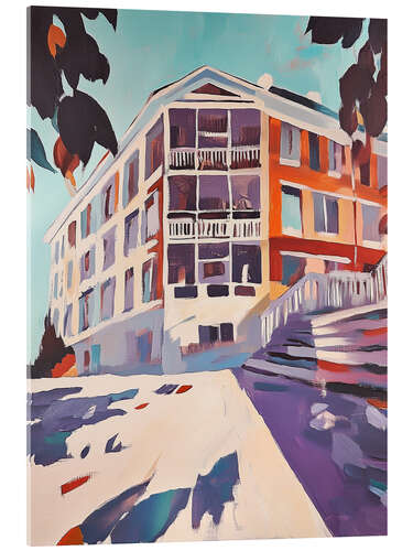 Acrylic print Lines of the City