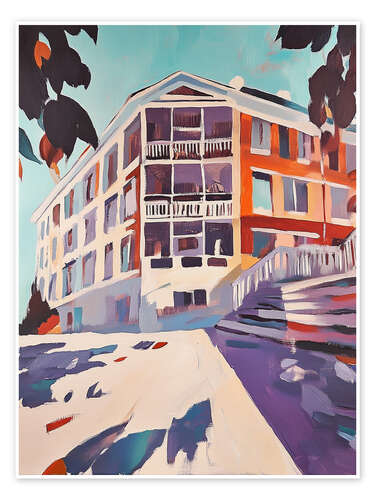Plakat Lines of the City