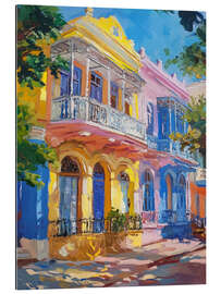 Gallery print Pastel city