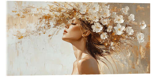 Tableau en verre acrylique Spring in my mind