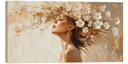 Tableau en bois Spring in my mind